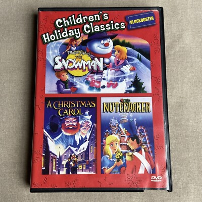 Magic Gift of the Snowman/ The Nutcracker/ A Christmas Carol (DVD 1994) Animated