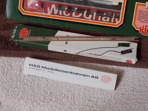 HAG 499 McDonalds Restaurant Coach AC HO Scale w/ Lighting #545 Accessory! VGC! - Picture 2 of 11