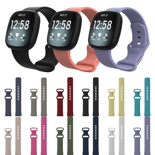 Silicone Wrist Watch Band Strap Replacement For Fitbit Versa 3 Fitbit Sense - Picture 12 of 27