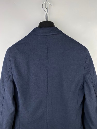 Gucci Mens Wool Luxury Navy Blue Button Casual Blazer Jacket Sz 46R / S - Picture 14 of 20