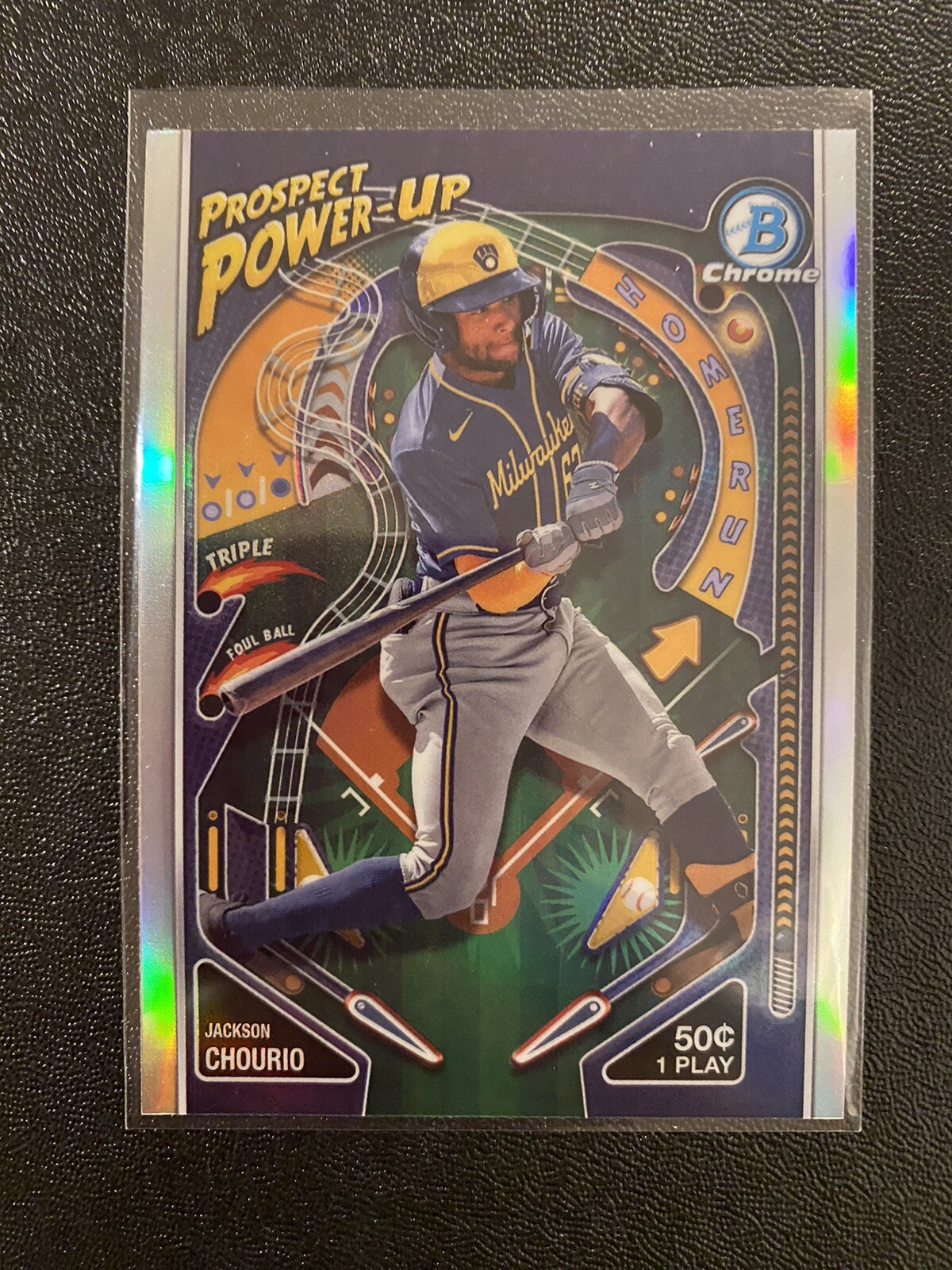 2024 Bowman Prospect Power-Up Jackson Chourio #PP-6 Brewers