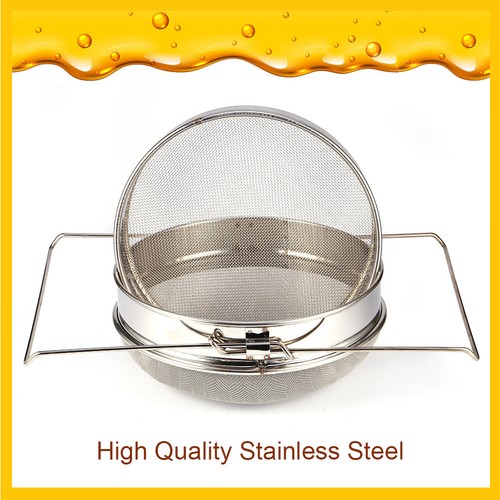 Honey Strainer Filter Stainless Steel Double Sieve Beekeeping Equipment Kit AU - Picture 6 of 12