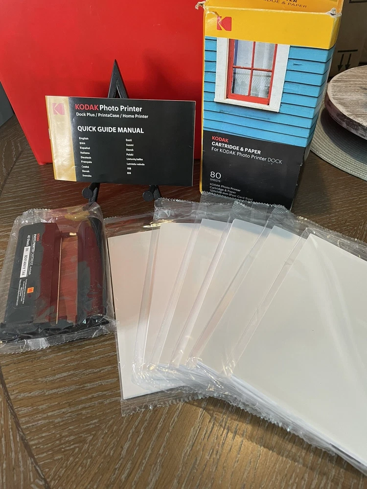 Kodak Photo Printer Cartridge And Paper Kit PHC-80 - Please Read Description