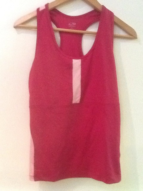 champion racerback tank with shelf bra
