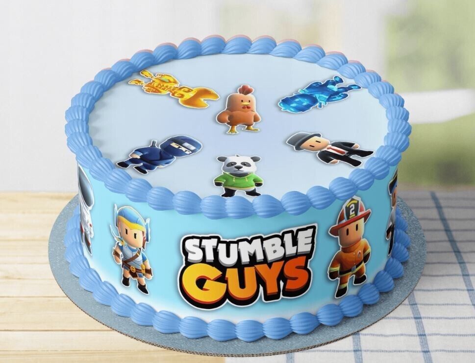 Jogo de fondant Stumble Guys Cake Picture