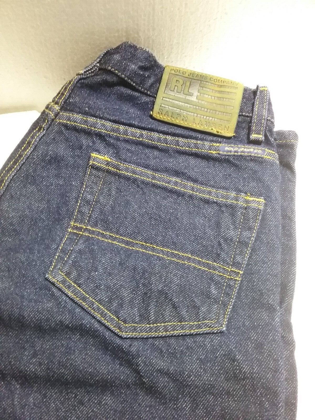 Ralph Lauren polo jeans size 4 - 30 x 33 RN 67437 Dark Denim 