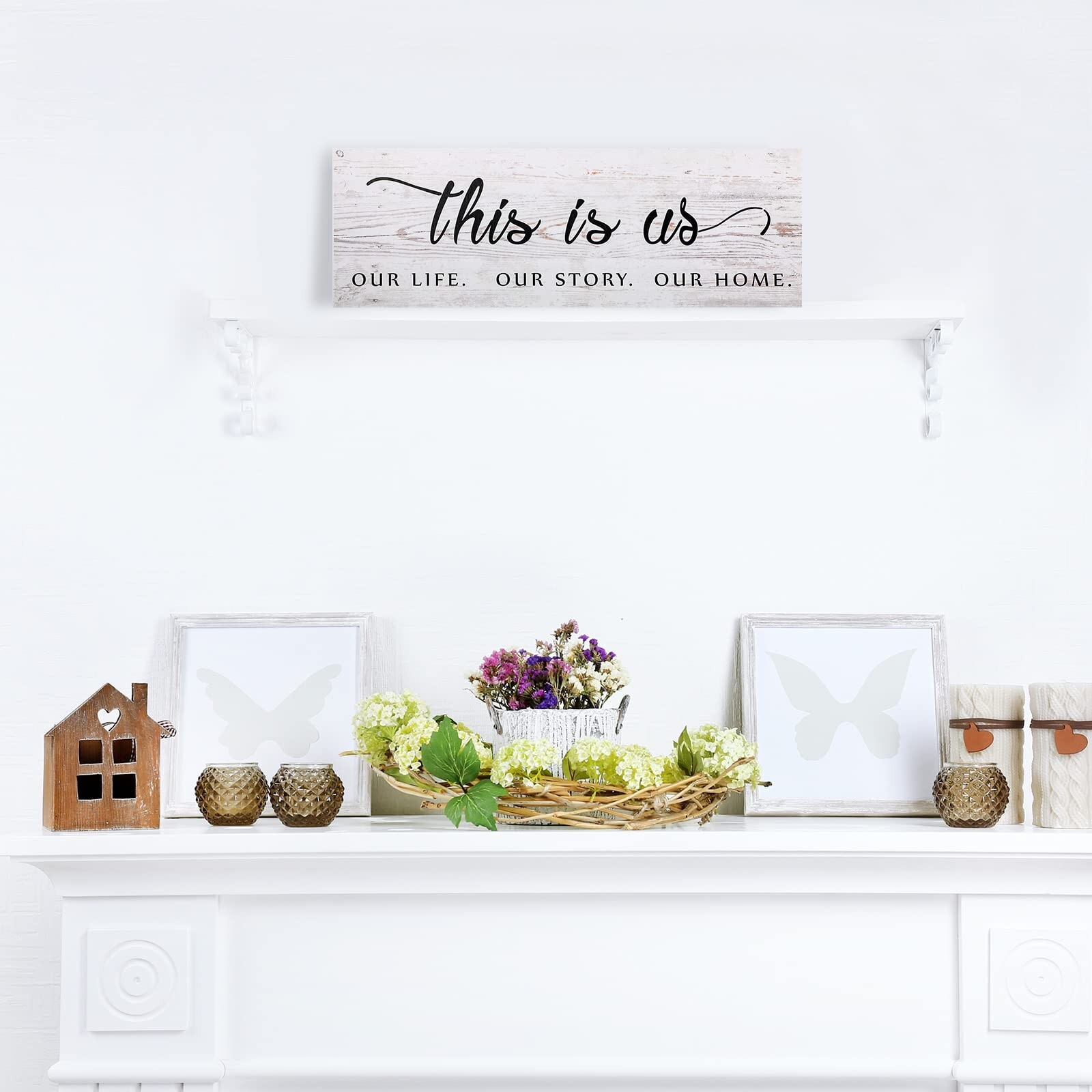 Jetec This Is Us Wooden Wall Sign Family Wall Plaques Inspiration Sign ...