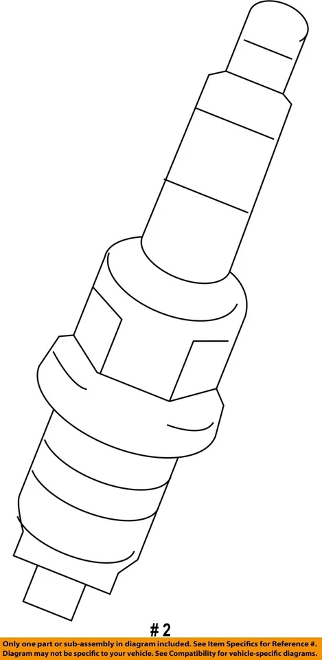 Sistema de encendido eléctrico Toyota OEM 13-23 Avalon - Bujía 9091901263 Foto 2 de 2