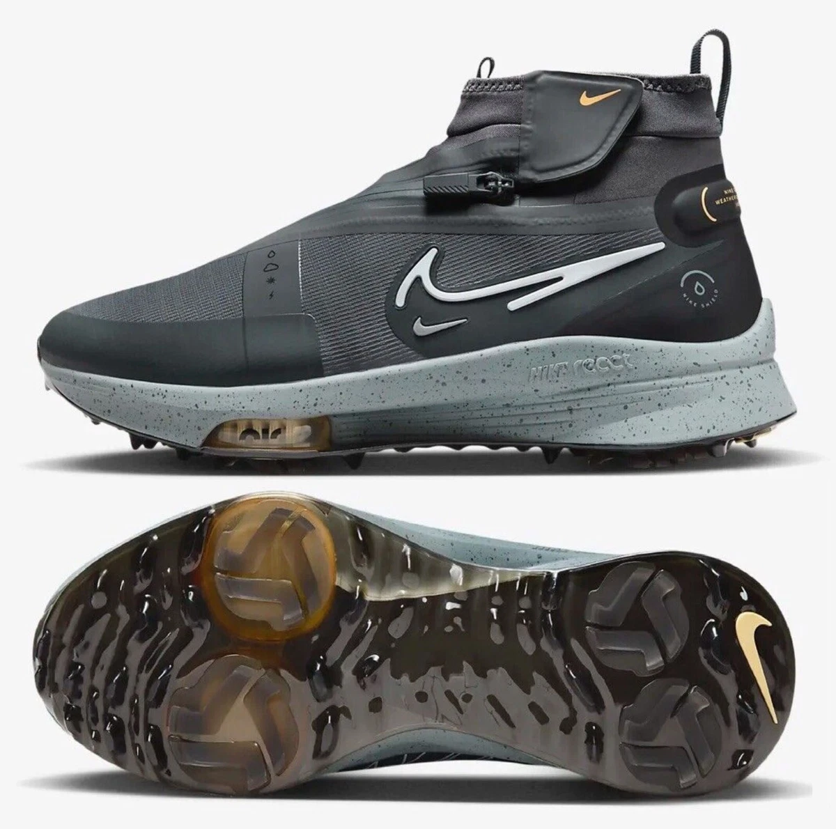Nike Air Zoom Infinity Tour NEXT% Wide Black Iron Grey for Sale