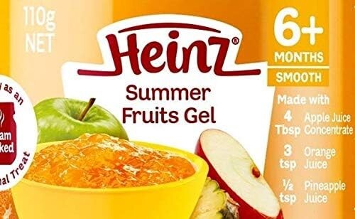 Summer Fruits Gel Baby Food for 6+ Months Babies 110 G (Pack of 6) - Picture 5 of 12