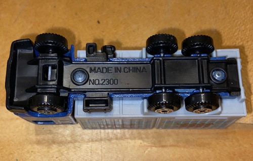 Vintage Yatming #2300 BOX VAN TRUCK LINK TRANSPORT Cargo Rate Original Old Car + - Picture 7 of 7
