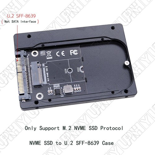 1 x M.2 NVME SSD to U.2 SFF-8639 Adapter Case For 750 DC P3500 P3700 Series SSD - 第 1/5 張圖片