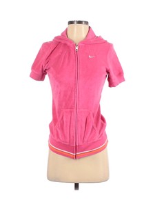 pink zip up nike hoodie