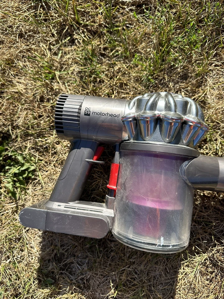 Dyson V6 Motorhead + Stick Cleaner Purple Pink Tested Working DC59 - Image 3 of 4