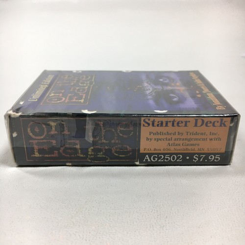 ON THE EDGE Starter Deck UNLIMITED EDITION Tweet & Nephew, Atlas Games Trident - Picture 4 of 6