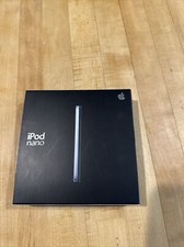 Black Apple iPod iTunes Nano Empty Box Only DVD Manual