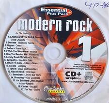 477-01R  MODERN ROCK    1 DISC CHARTBUSTER KARAOKE LOT VA