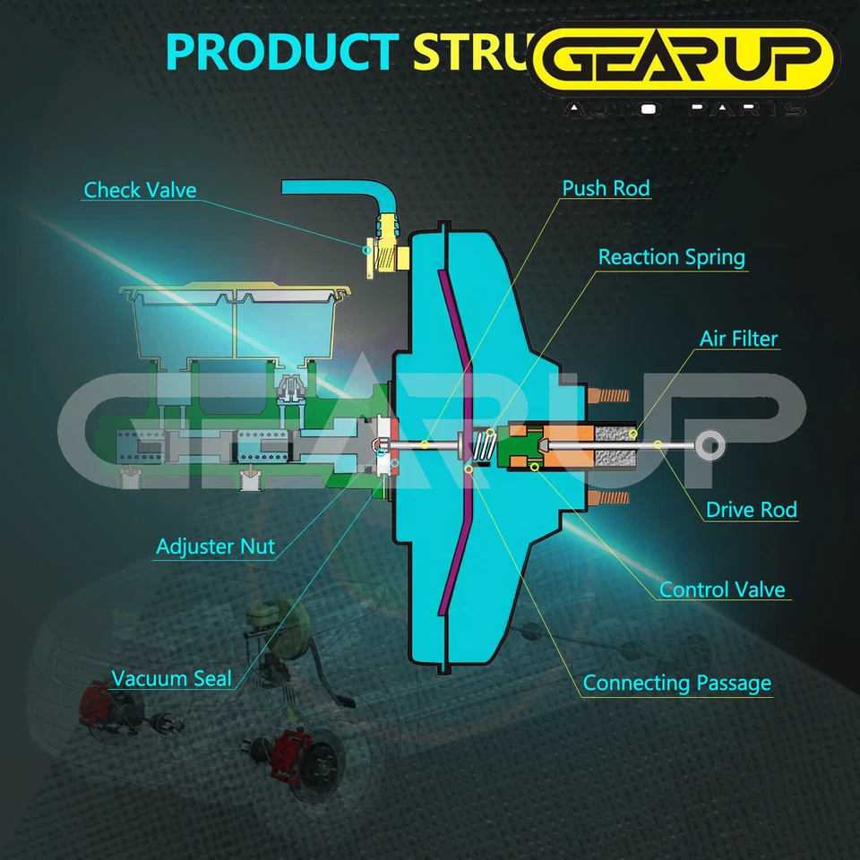 Aspiradora de refuerzo de freno eléctrico para Chrysler 300M LHS Intrepid Dodge Intrepid 5473176 Foto 4 de 4