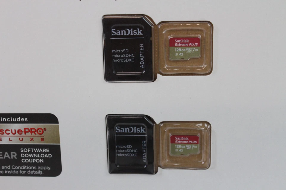 2 New 2 Packs SanDisk Extreme Plus MicroSDXC UHS-I Cards 128 GB ZZ - Image 4 of 4