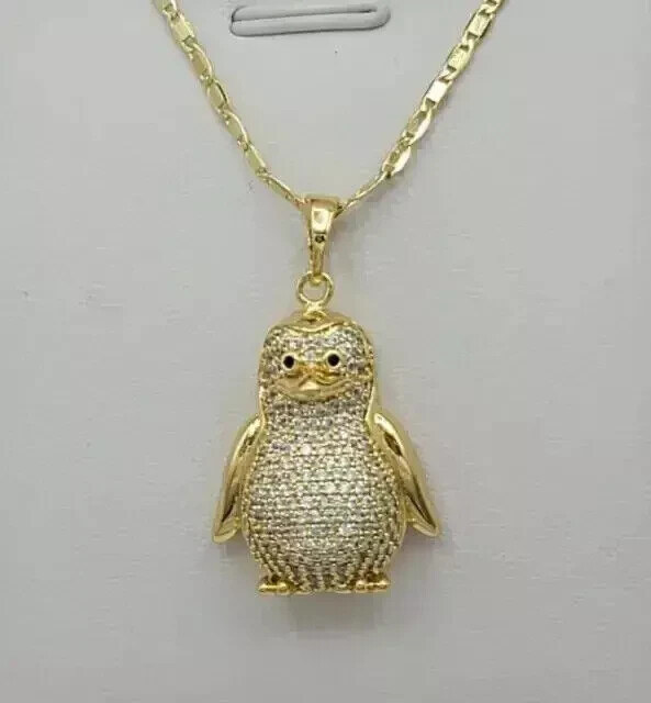 2.10Ct Round Cut Lab Created Diamond Women's Only Pendant 14K Yellow Gold Plated