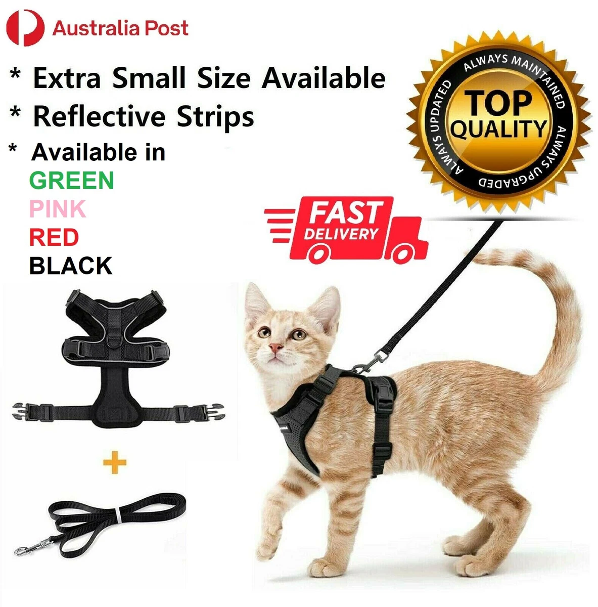 Escape proof cat harness australia sales