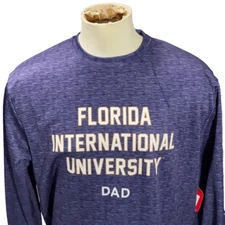 ProSphere Purple Fleece Sweatshirt Florida International University Dad XL NWT