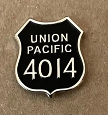 Railroad Hat-Lapel Pin/Tac-UNION PACIFIC BIG BOY ENGINE 4014 (UP) Stock#1654-NEW