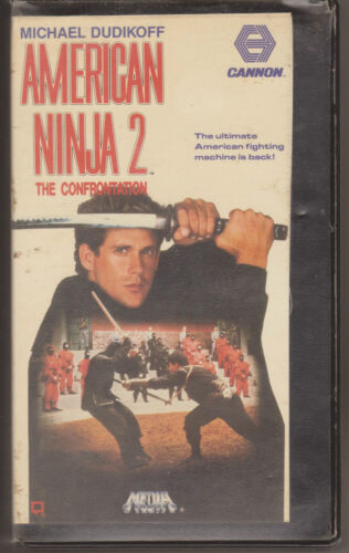 *VHS Movie American Ninja 2 The Confrontation Michael Dudikoff Original English - Imagen 1 de 2