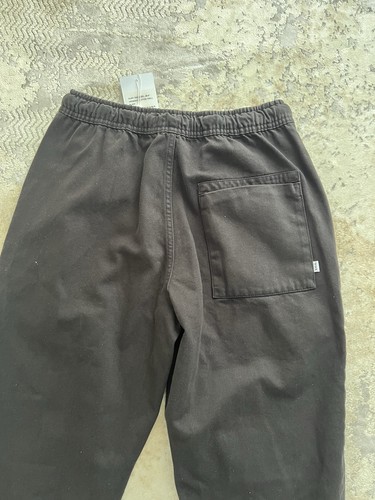 Wax London Black Trousers Cotton Twill Size W32 | New With Tags - Picture 6 of 9
