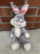 Warner Bros Bugs Bunny Plush Stuffed Animal 14 Inch Vintage Mighty Star 1971