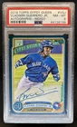 2019 Topps Gypsy Queen Vladimir Guerrero Jr. Auto RC Indigo #/150 #GQA-VGJ PSA 8