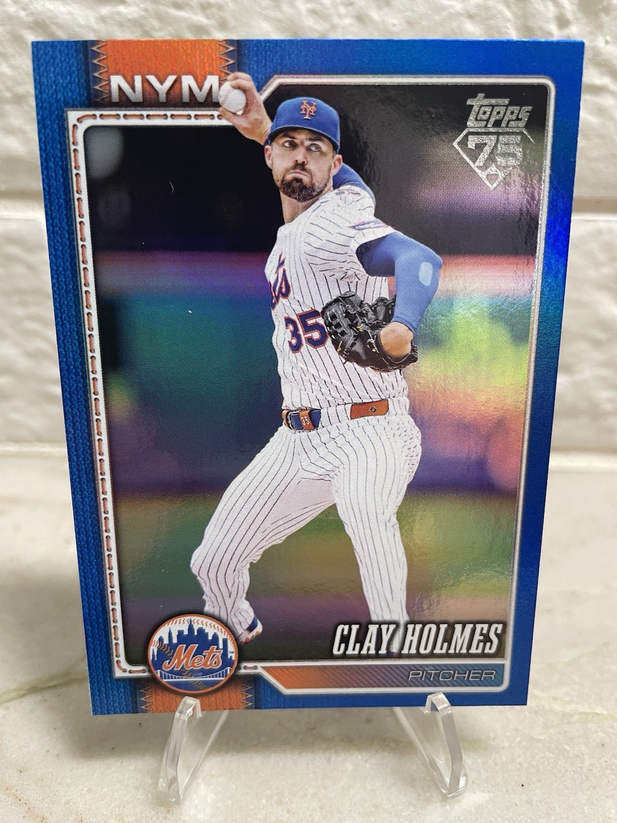 2026 Topps Clay Holmes Blue Rainbow /150 #276 Chicago Cubs