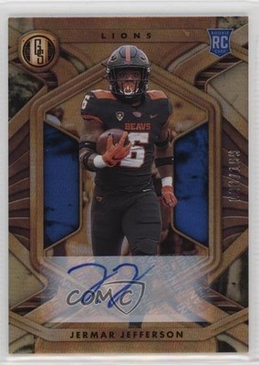 2021 Panini Gold Standard Rookies /199 Jermar Jefferson #181 Rookie Auto RC 0t08