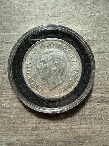 1939 Canada Silver Dollar $1 – 80% Silver – George VI – Parliament Building Coin