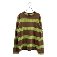 Number Nine 2003aw Cart Period Smile Border Long Sleeve Cut Saw 4 Used KLDR-0