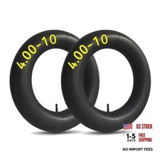2-Pcs 4.00-10 Inner Tube 4.00-10 Dirt Bike Tube 400-10 Tube