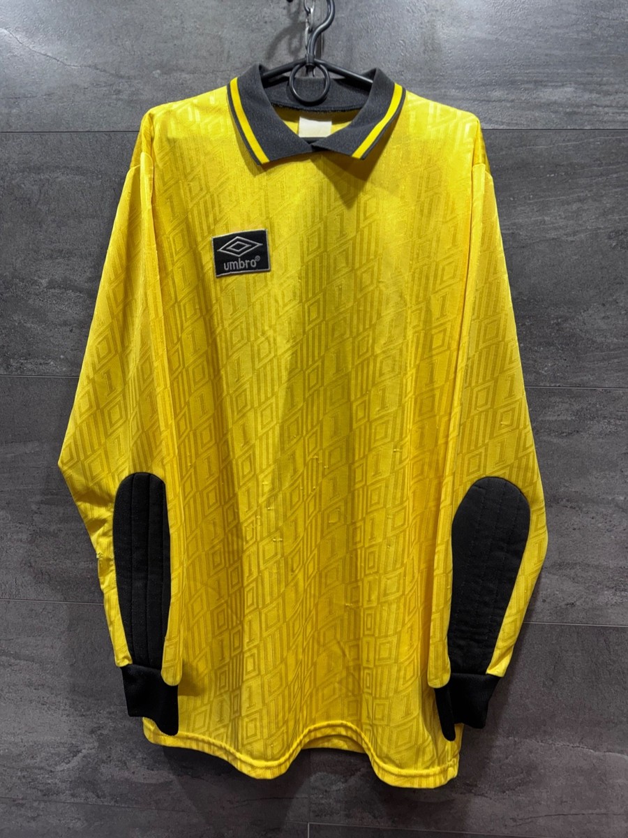 Vintage 90s Umbro Goalkeeper Jersey GK #1 Shirt Long Sleeve Size L