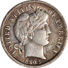 1905-P Barber Dime