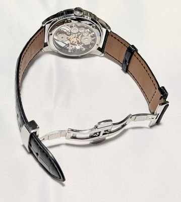 AESOP Tourbillon Manual Wind Men's Watch Stainless Steel Mechanical Wristwatch