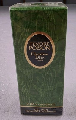 Vintage Dior Tendre Poison Perfumed Bath Shower Gel 6.8 Fl Oz 200ml Sealed Rare