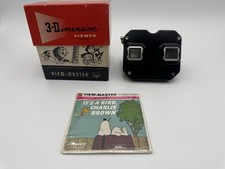 VTG View-Master Model E 3D Viewer In Box Charlie Brown Reel Factory Sealed