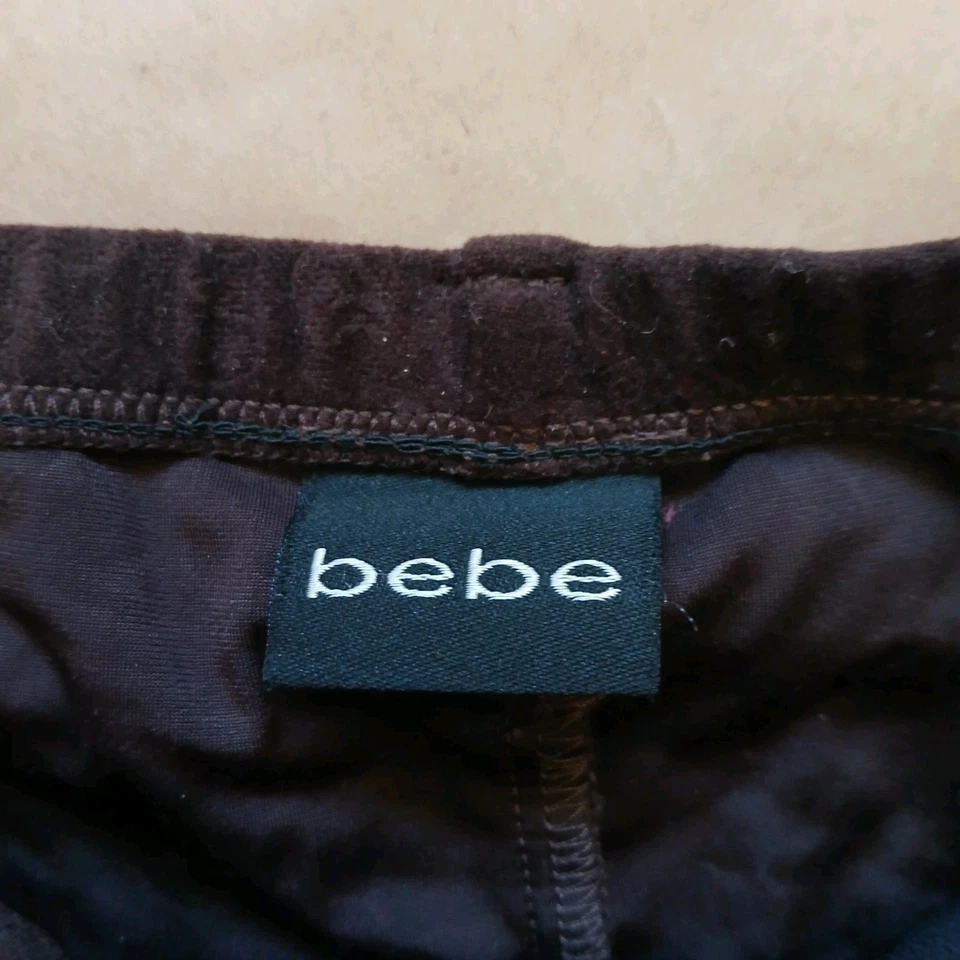 Vintage 90s Bebe Shorts Size M Brown Rare Southwestern Boho Festival With Belt - Image 3 of 4