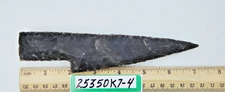 7" Stone Knife Blade - Skinning - Hunting - Ornamental - Craft- Hand Knapped
