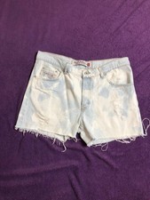 shorts blue DIESEl WOMENS Vintage crazy Y2K AVANT-GARDE 33