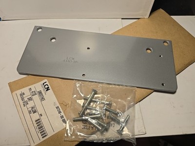 LCN Door Closer 4110-18 CUSH  Plate w Screws  Alum Finish NEW IN PACKAGE