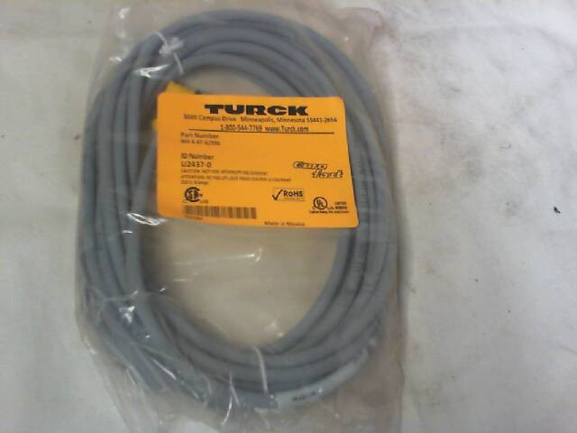 TURCK U2437-0 SINGLE END CORDSET-New In Box img