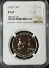1960 Silver Proof Franklin Half Dollar NGC PF 67 #44986
