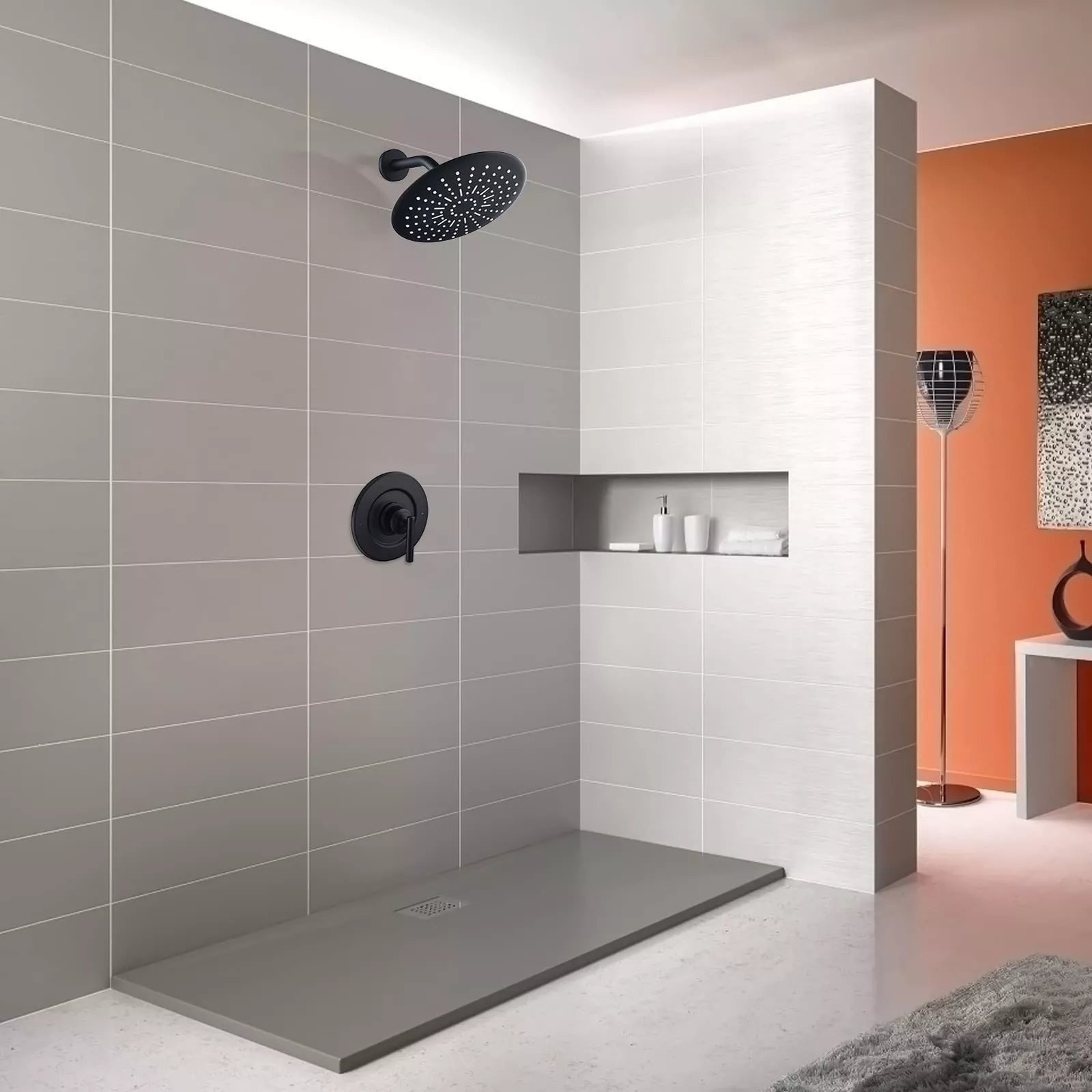 For Moen  Shower Trim Kit Matte Black Posi-Temp Valve Pressure Balancing Valve thumbnail 15