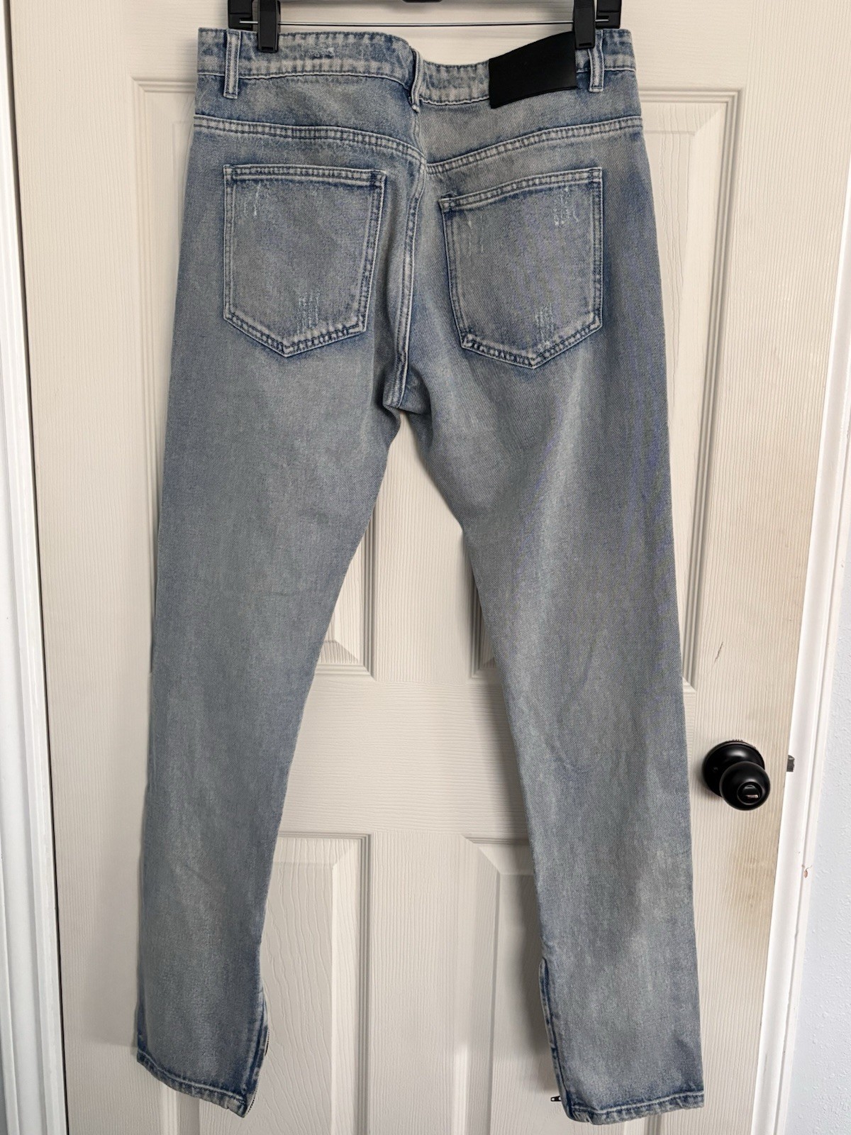 Young & Reckless 33 Distressed Patch Jeans LA Str… - image 2