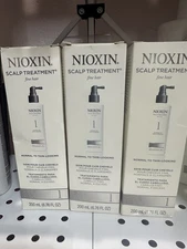3x Nioxin Scalp Treatment for Fine Hair System 1 Natural Hair Light Thin 6.76 oz